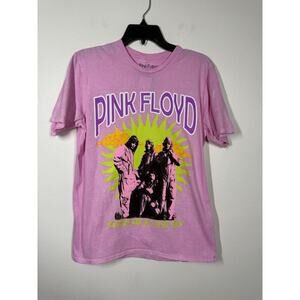 Pink Floyd Philcos Point Me At The Sky Mineral Wash T-Shirt Pink Cotton Rock Med